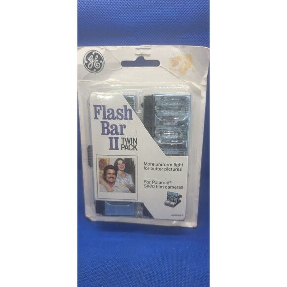 GE Flash Bar II Twin Pack 2 Arrays 20 Flash for Polaroid SX-70 Camera - Picture 1 of 3